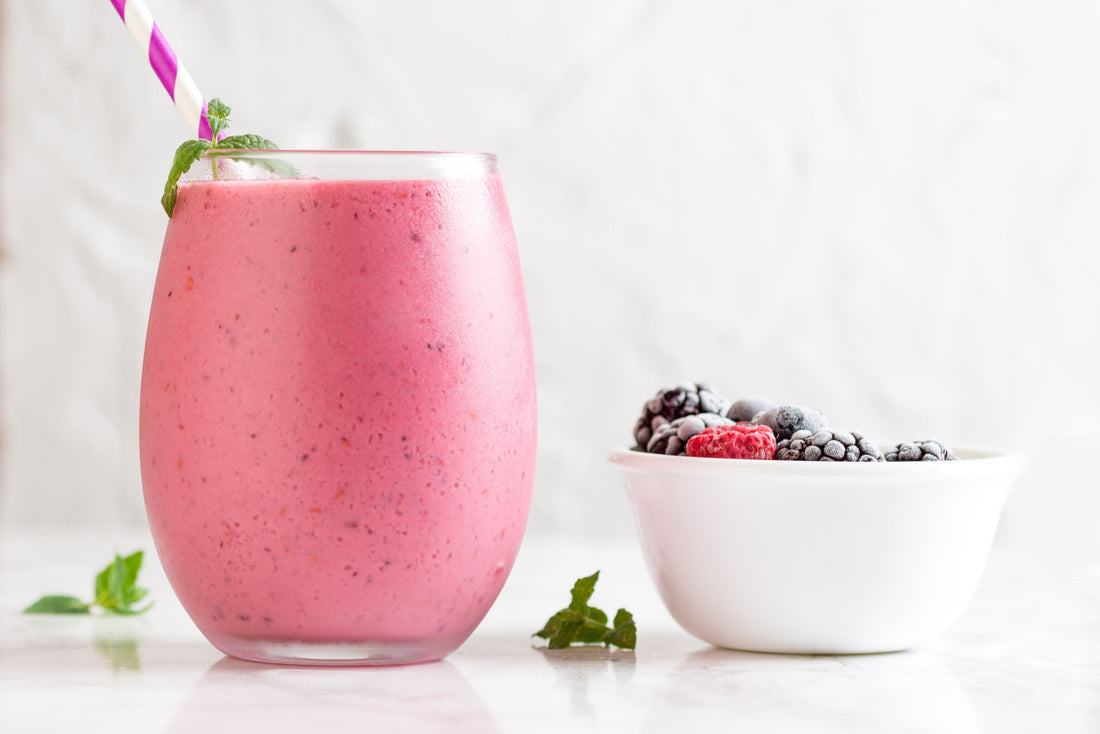 Strawberry Cheesecake Protein Smoothie | FitStrong Supplements